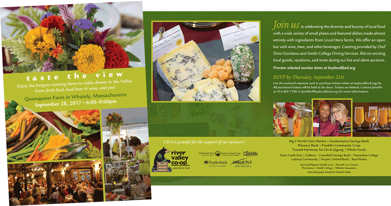 CISA Taste the View invitation