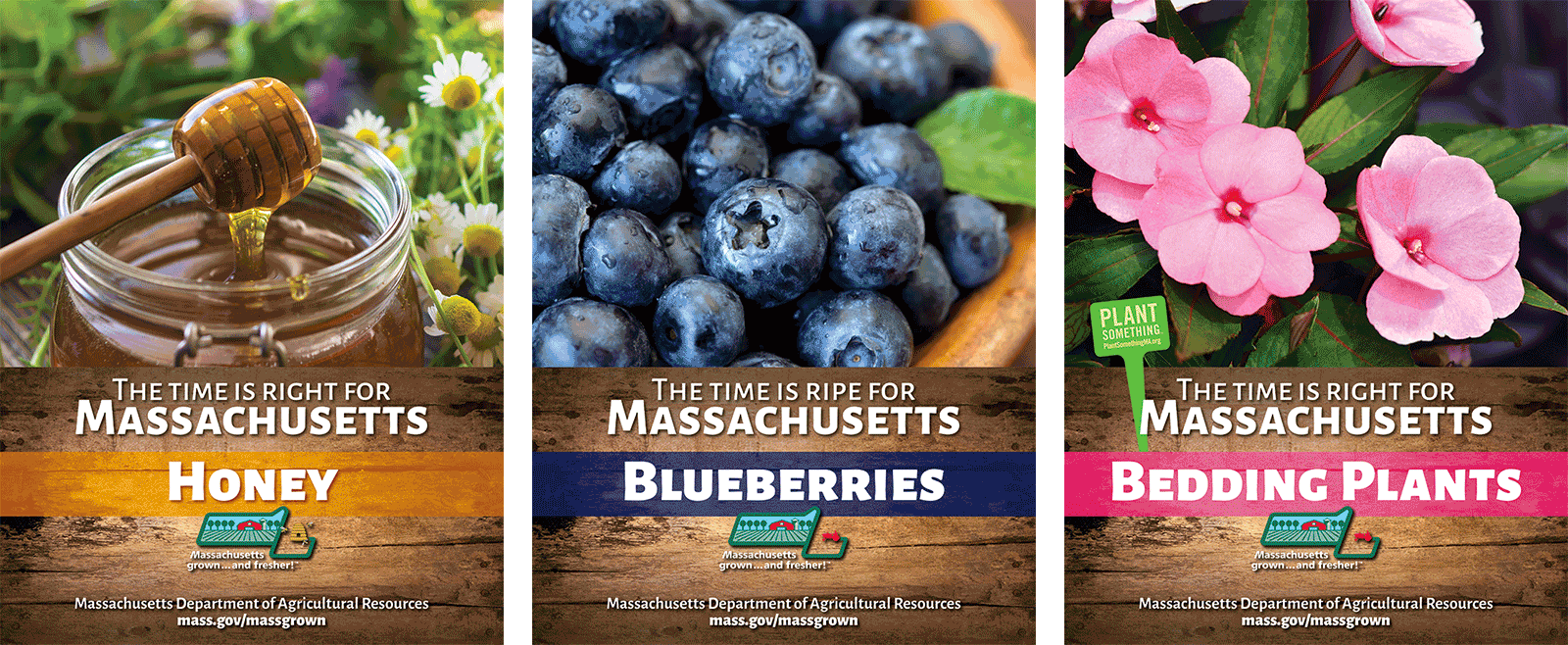 Massachusetts Department of Agricultural Resources product posters