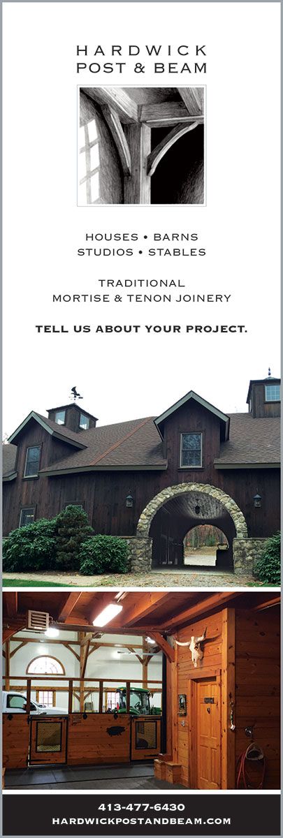 Hardwick Post & Beam print ad for Horse Magazine
