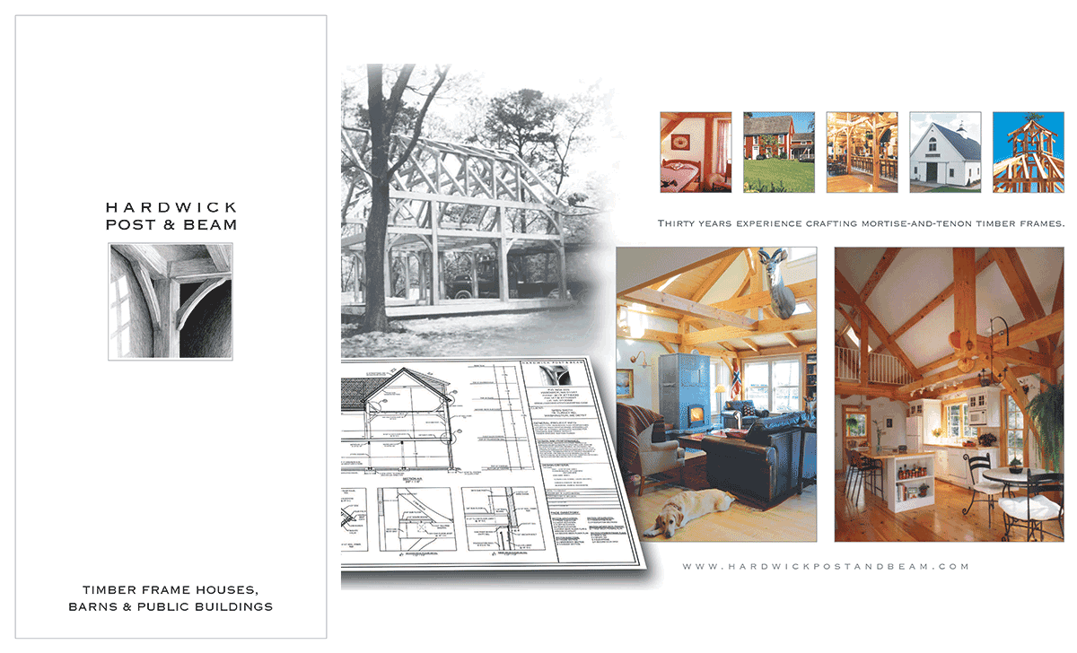 Hardwick Post & Beam print brochure